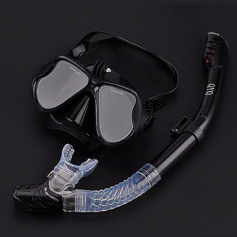 Adult anti-fog nose breathing diving goggles
