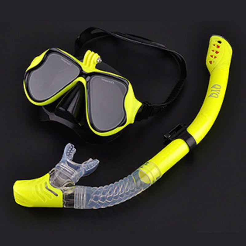 Adult anti-fog nose breathing diving goggles
