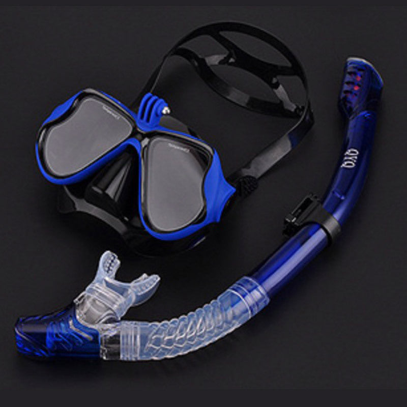 Adult anti-fog nose breathing diving goggles