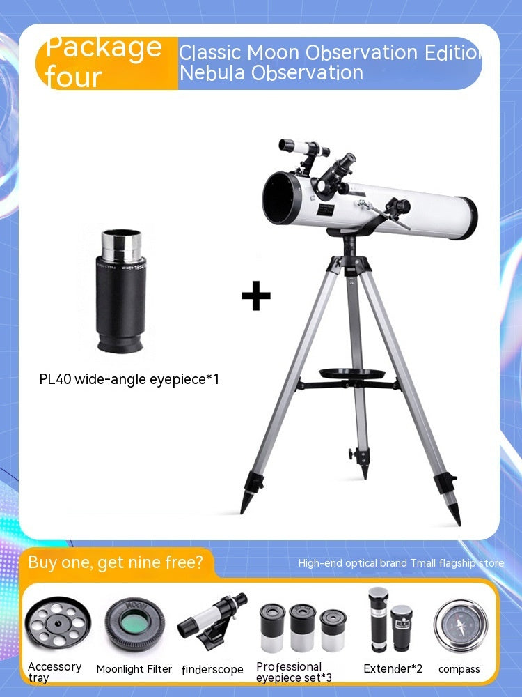 F76700 Star Viewing Large Caliber Professional High Magnification Telescope