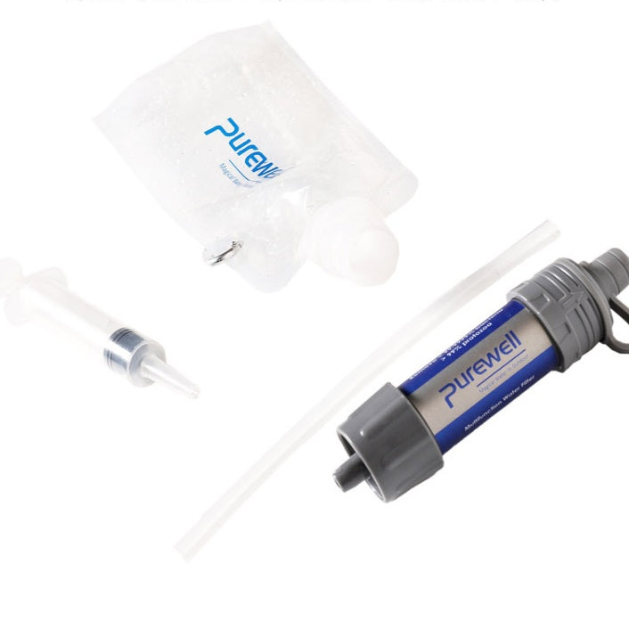 Water Purification Filter PureWell – For Outdoor Adventures, Travel, or Your Prepping Kit