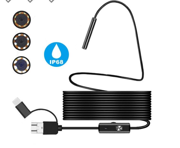 Waterproof Endoscope Camera for Smartphone or Computer