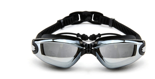 Anti-fog large-frame electroplated diving goggles