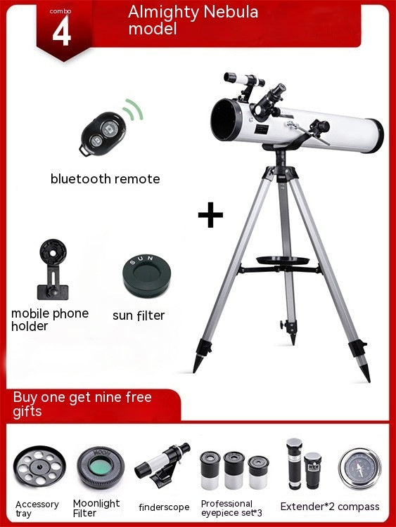 F76700 Star Viewing Large Caliber Professional High Magnification Telescope
