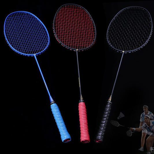 Badmintonrack i elastisk kolfiber